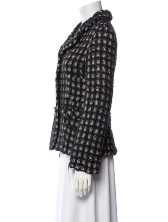 Marc Jacobs Silk Tweed Pattern Evening Jacket