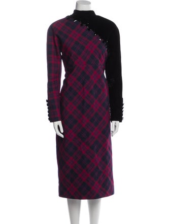 Marc Jacobs Wool Midi Length Dress