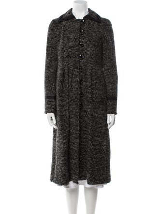 Marc Jacobs Tweed Pattern Coat
