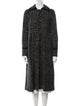 Marc Jacobs Tweed Pattern Coat