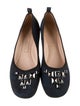 Marc Jacobs Canvas Studded Accents Ballet Flats