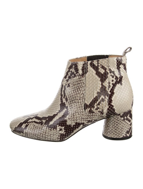 Marc Jacobs Leather Animal Print Boots