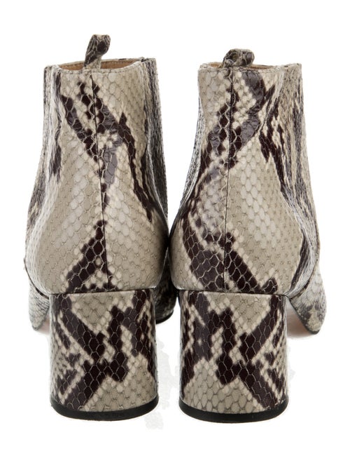 Marc Jacobs Leather Animal Print Boots