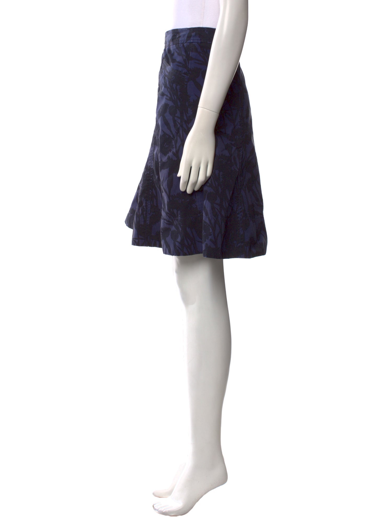 Marc Jacobs Floral Print Knee-Length Skirt