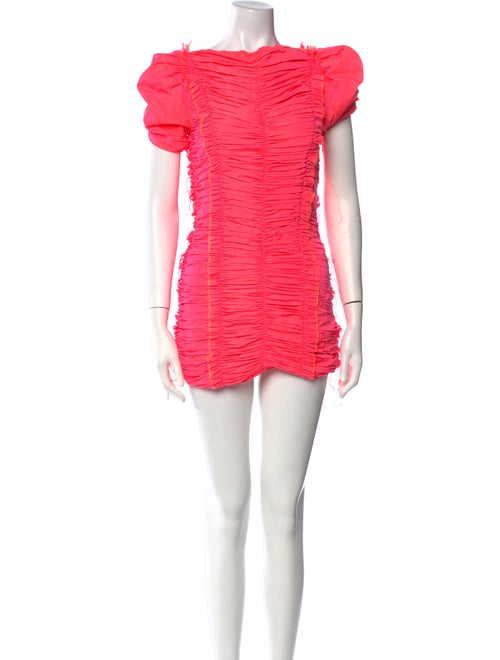 Marc Jacobs Bateau Neckline Mini Dress