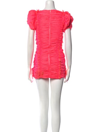 Marc Jacobs Bateau Neckline Mini Dress