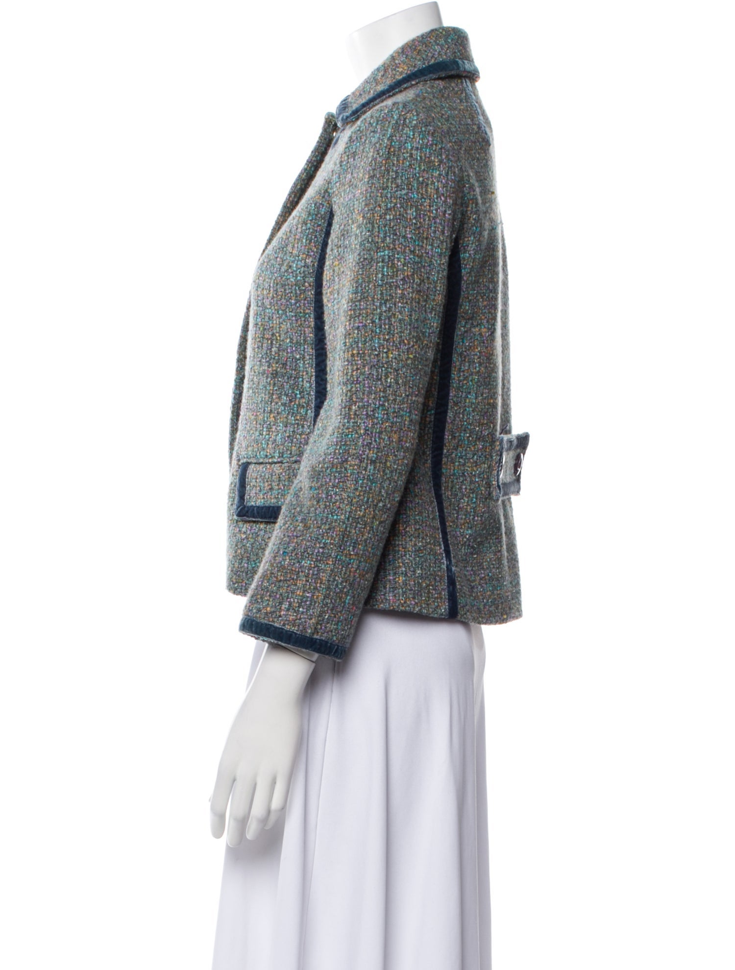 Marc Jacobs Tweed Tweed Pattern Evening Jacket