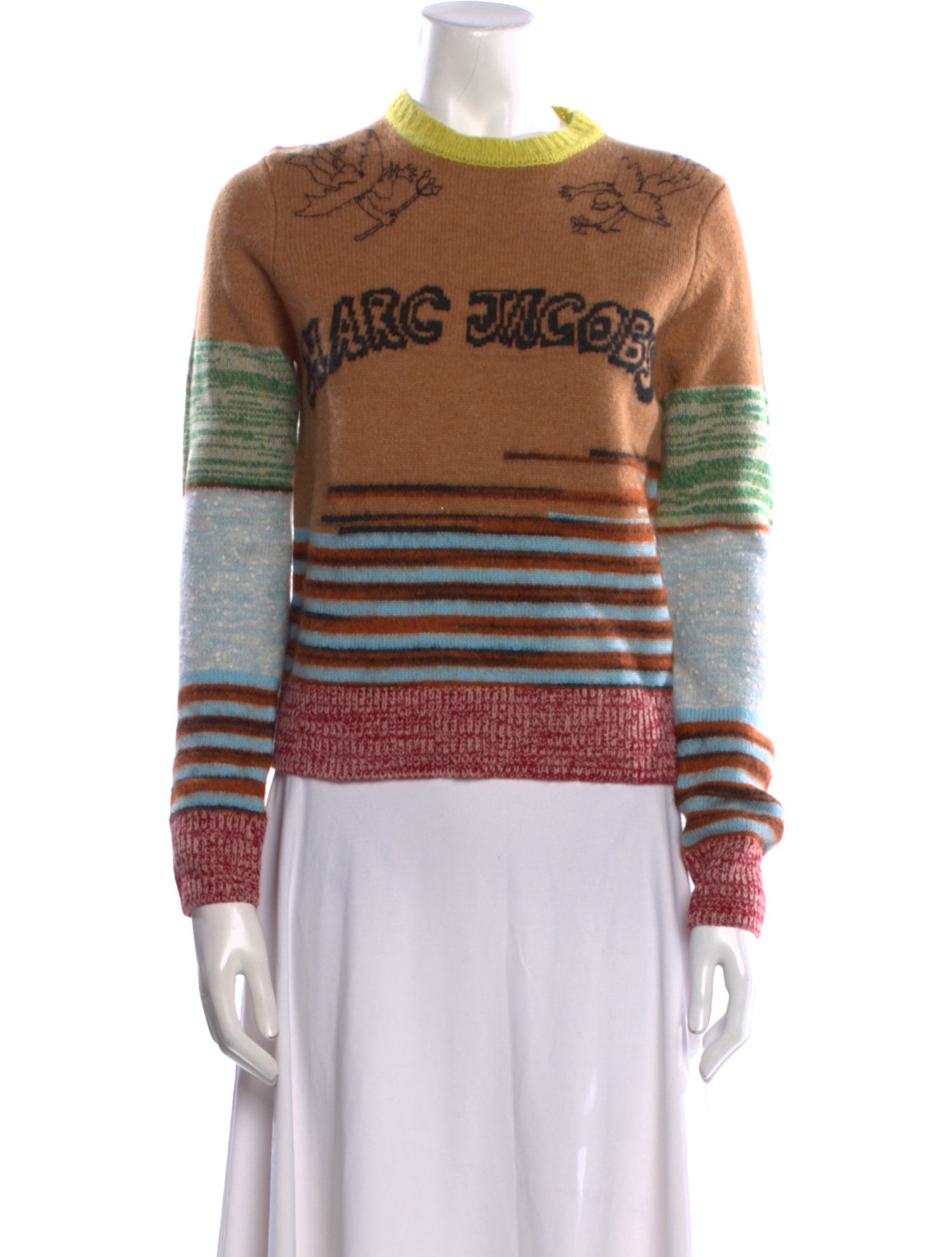 Marc Jacobs Wool Printed Sweater w/ Tags