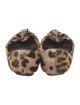 Marc Jacobs Ponyhair Animal Print Ballet Flats
