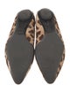 Marc Jacobs Ponyhair Animal Print Ballet Flats