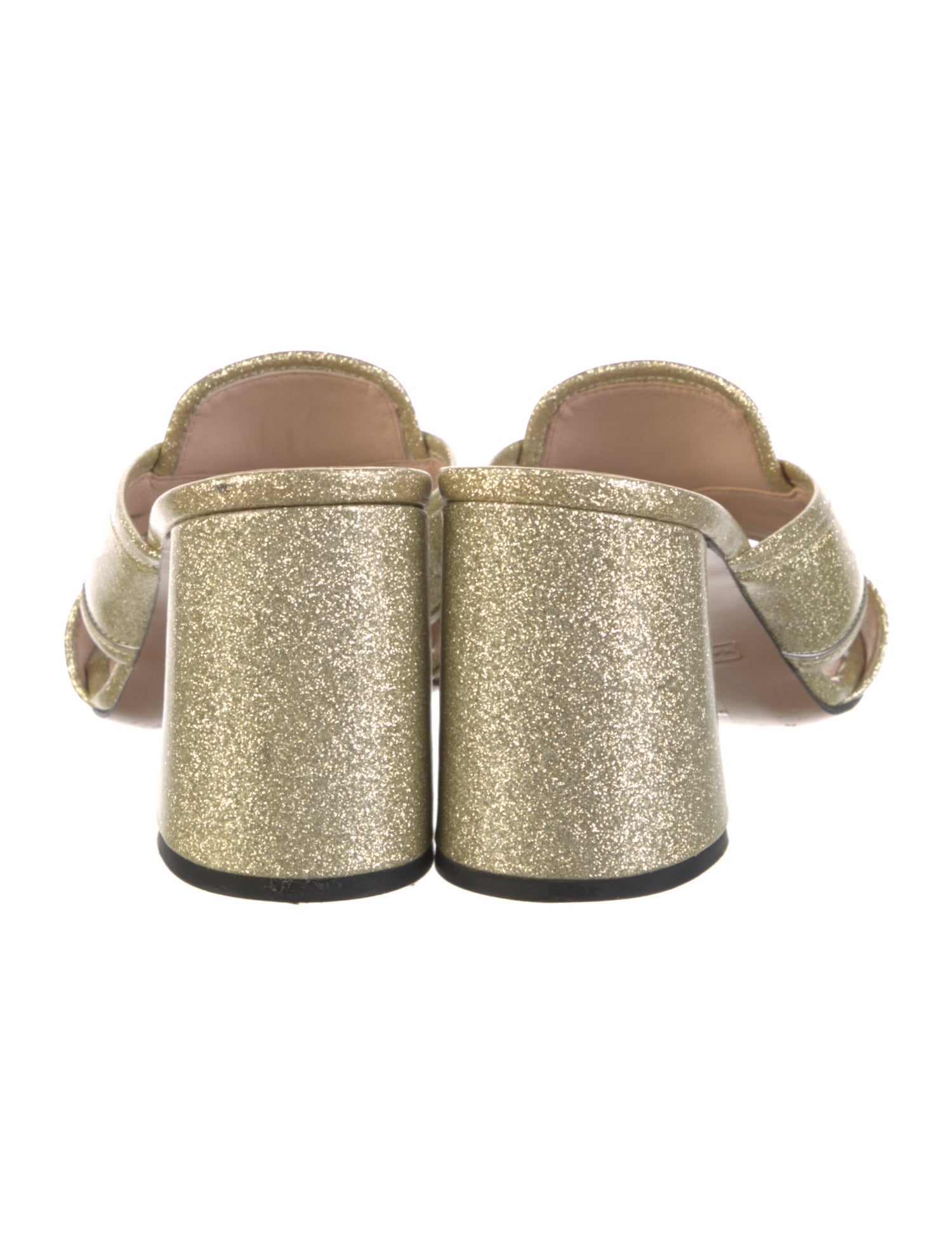 Marc Jacobs PVC Glitter Accents Slides