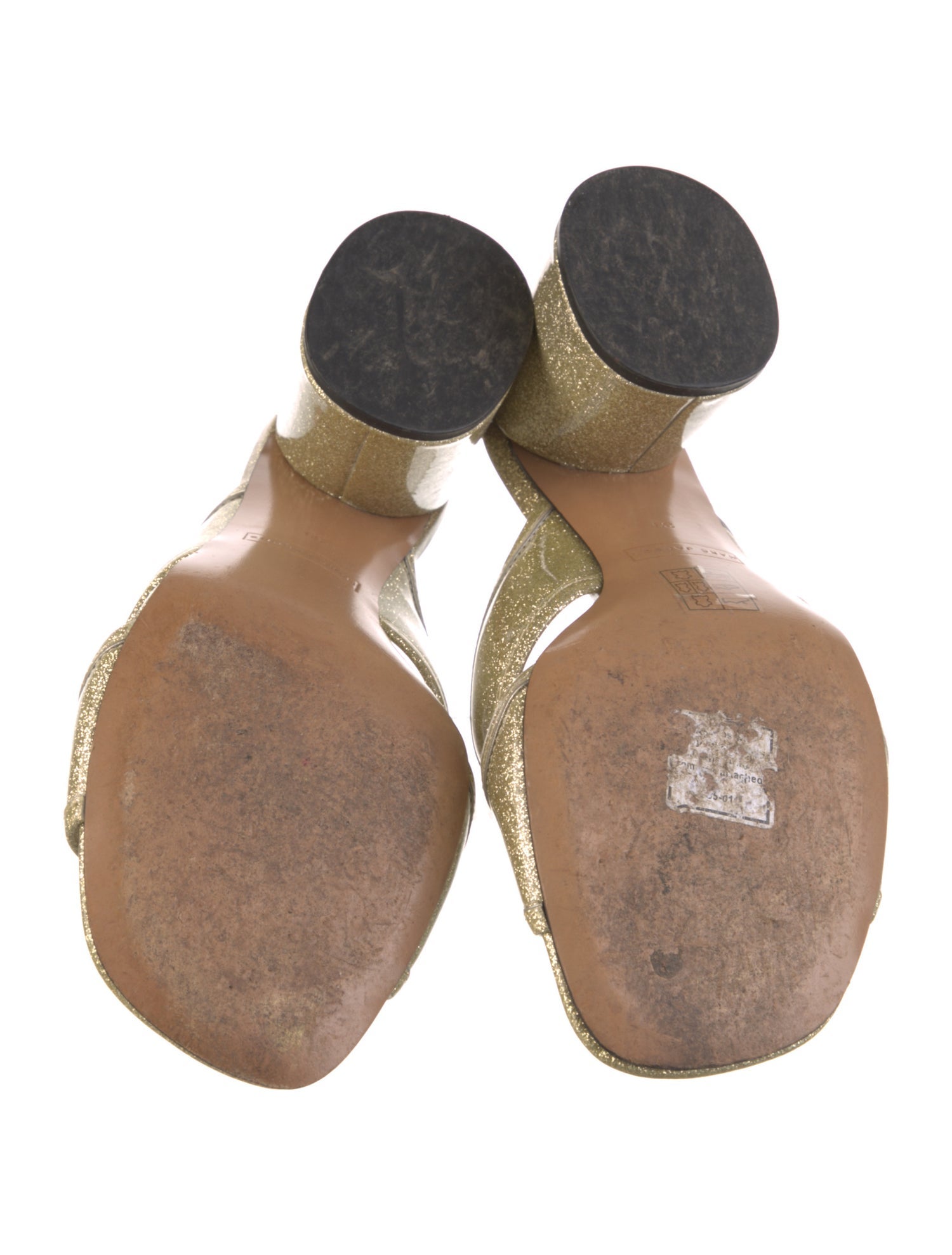 Marc Jacobs PVC Glitter Accents Slides