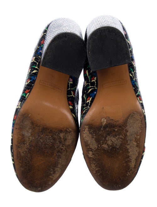 Marc Jacobs Leather Floral Print Boots