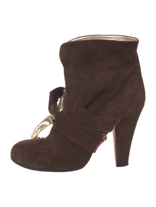 Marc Jacobs Suede Lace-Up Boots