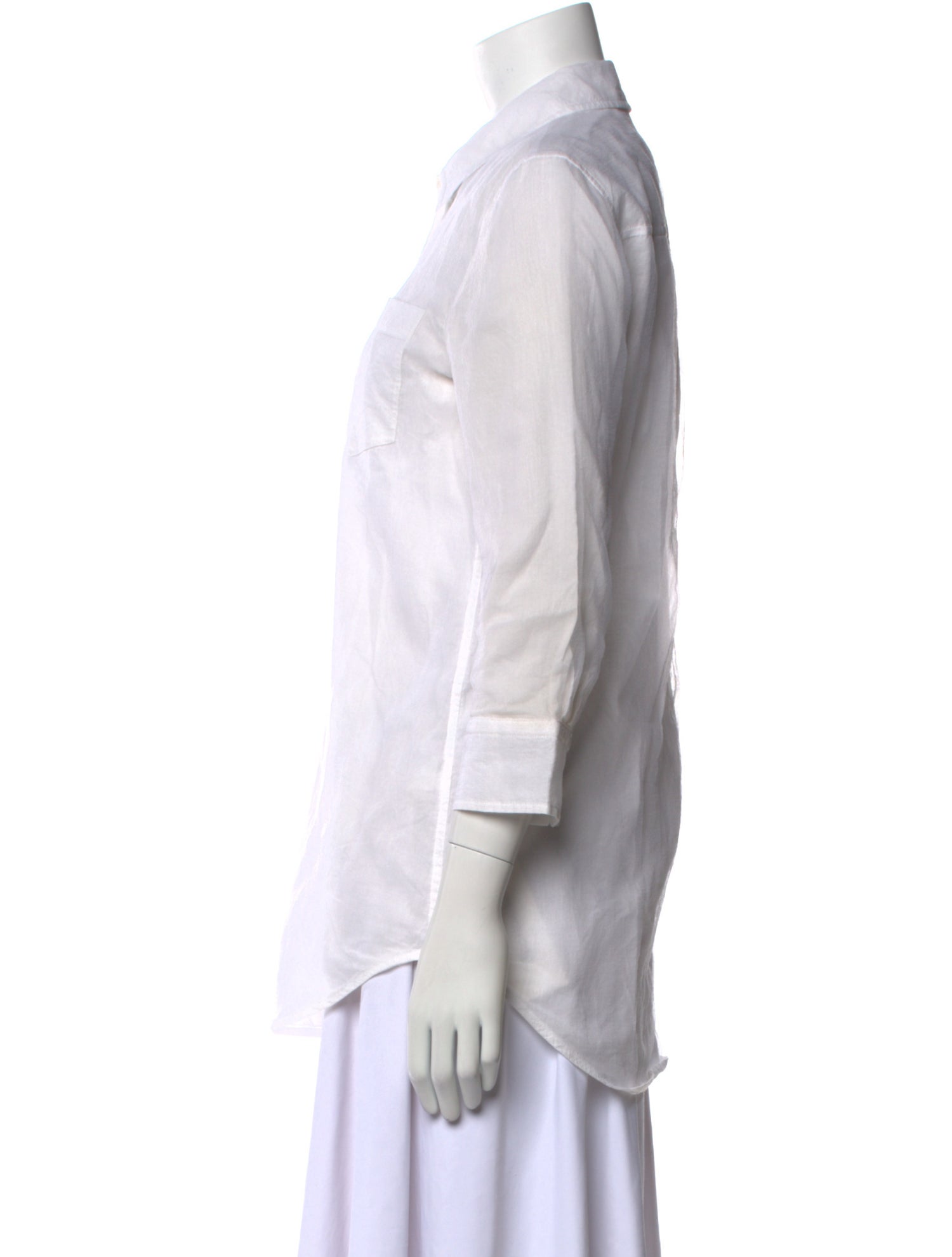 Marc Jacobs Three-Quarter Sleeve Button-Up Top