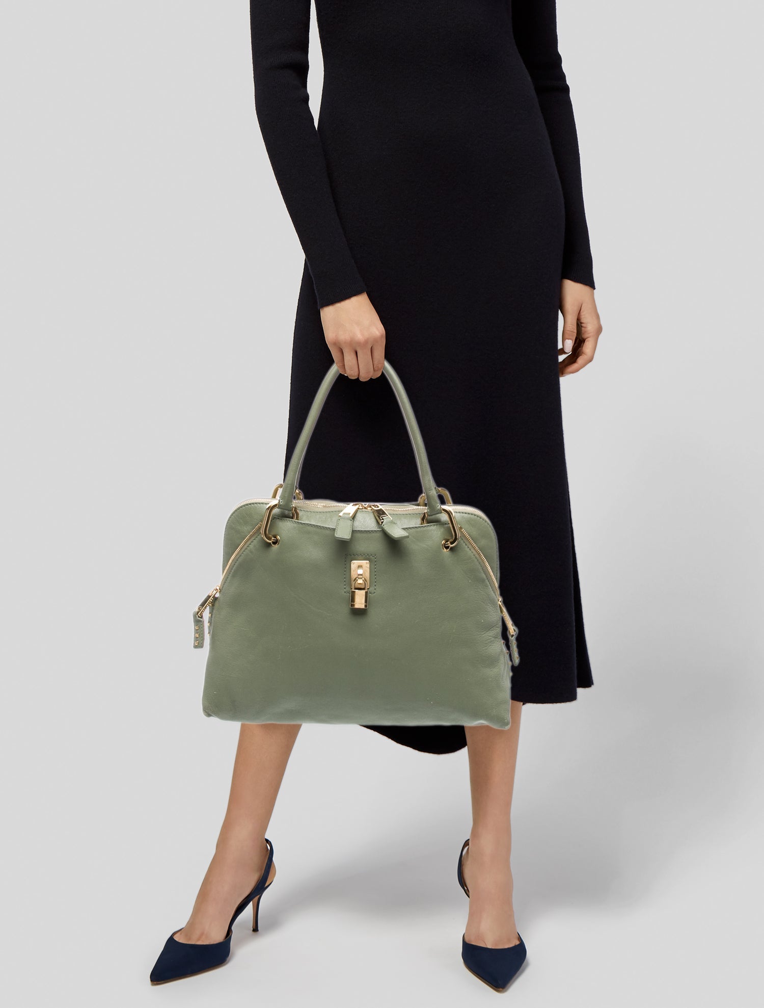 Marc Jacobs Leather Top Handle Bag