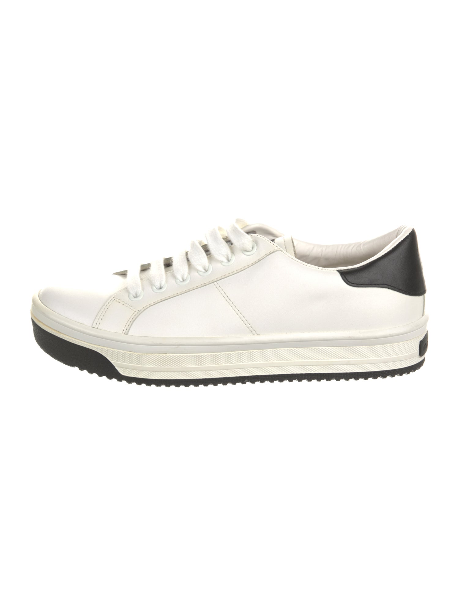 Marc Jacobs Leather Embroidered Accent Sneakers
