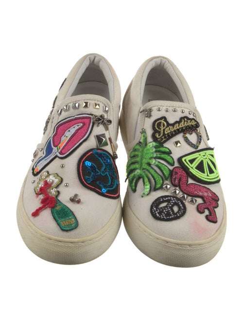 Marc Jacobs Canvas Floral Print Loafers