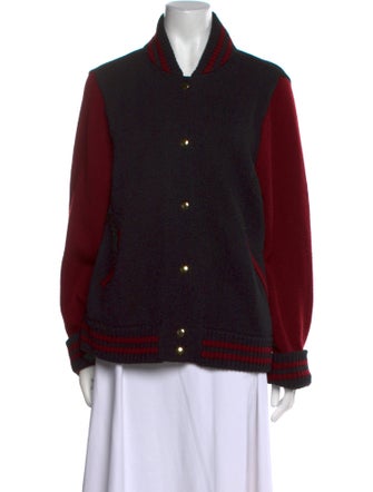 Marc Jacobs Wool Colorblock Pattern Sweater