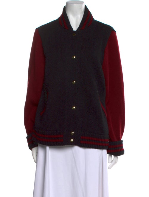 Marc Jacobs Wool Colorblock Pattern Sweater
