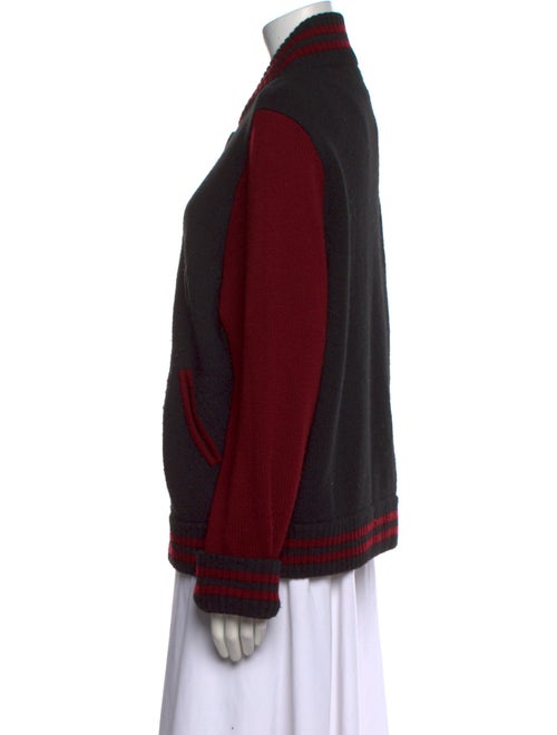 Marc Jacobs Wool Colorblock Pattern Sweater