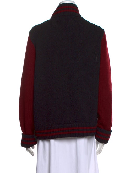 Marc Jacobs Wool Colorblock Pattern Sweater