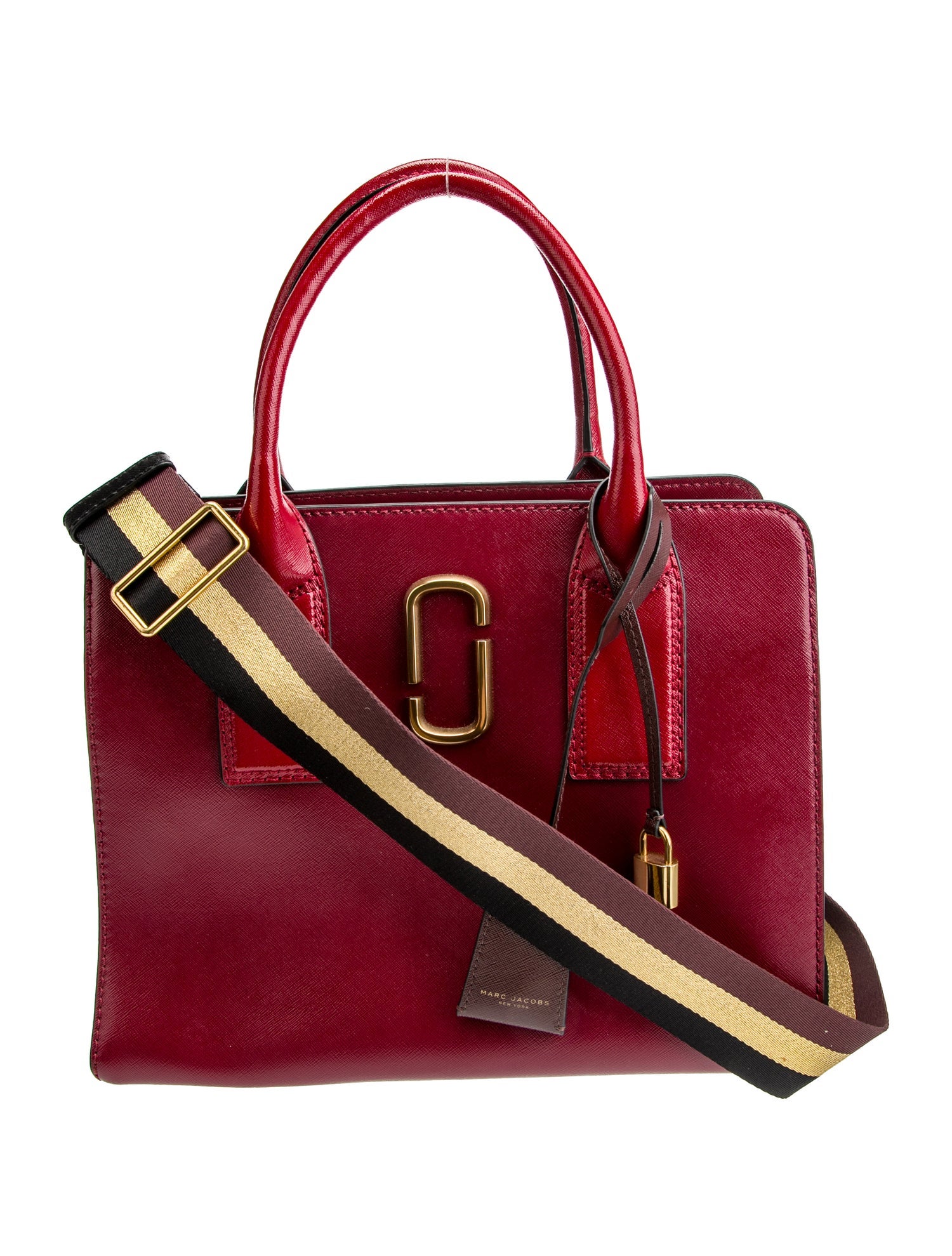 Marc Jacobs Saffiano Leather Top Handle Bag