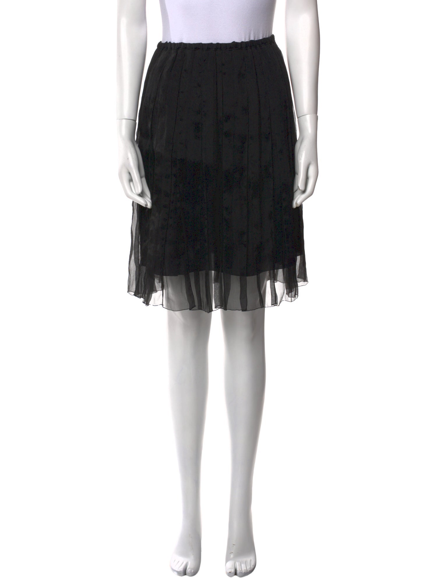 Marc Jacobs Pleated Accents Knee-Length Skirt