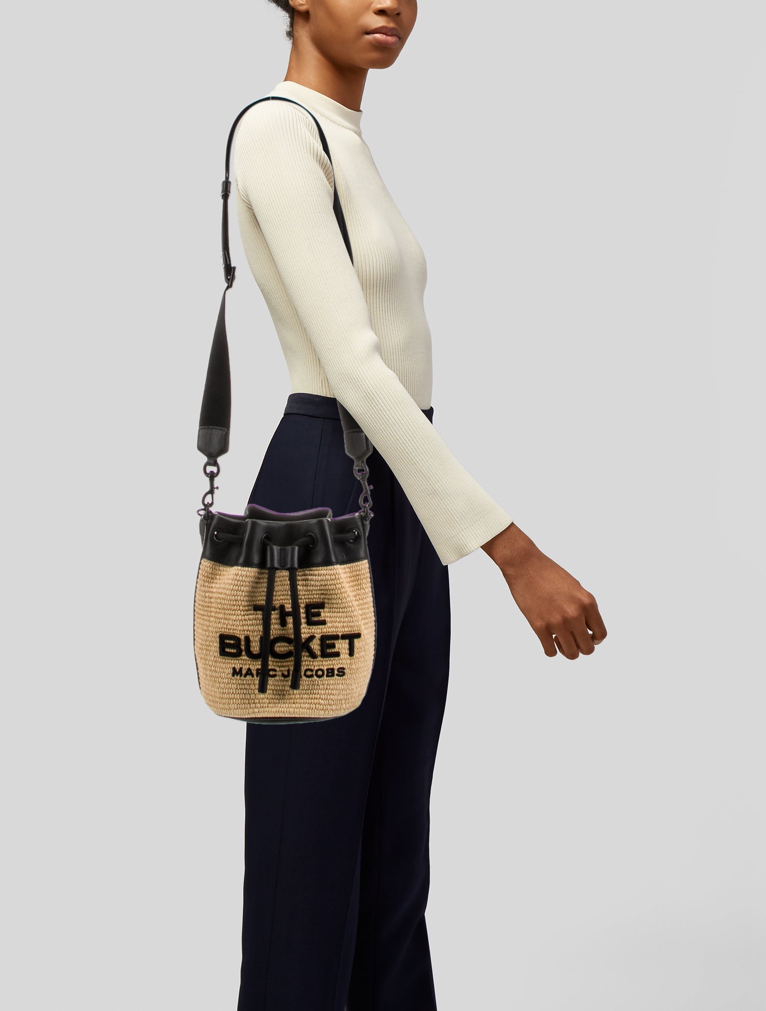 Marc Jacobs Straw Bucket Bag w/ Tags