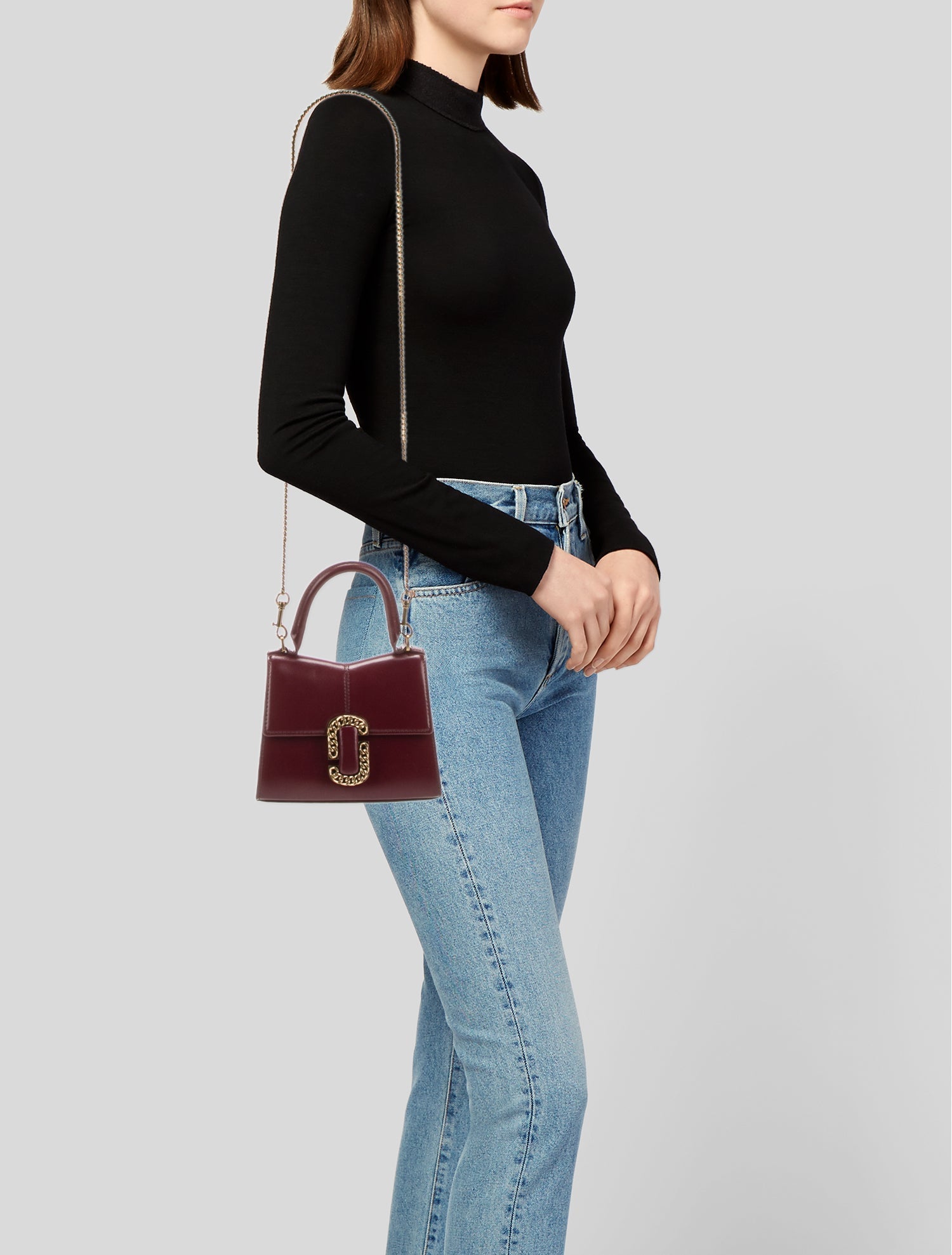 Marc Jacobs Leather Top Handle Bag