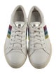 Marc Jacobs Leather Colorblock Pattern Sneakers