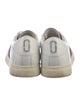 Marc Jacobs Leather Colorblock Pattern Sneakers
