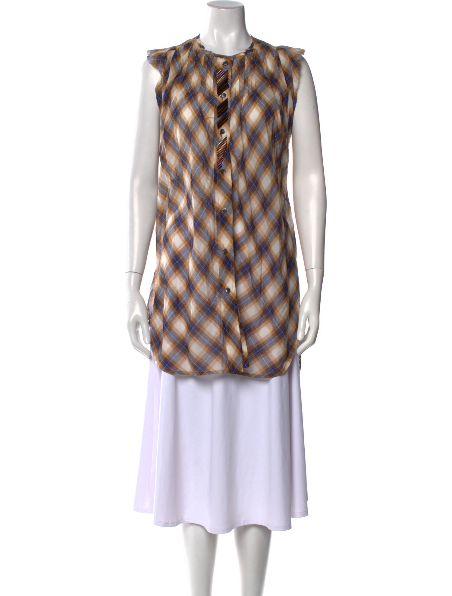 Marc Jacobs Printed Crew Neck Tunic