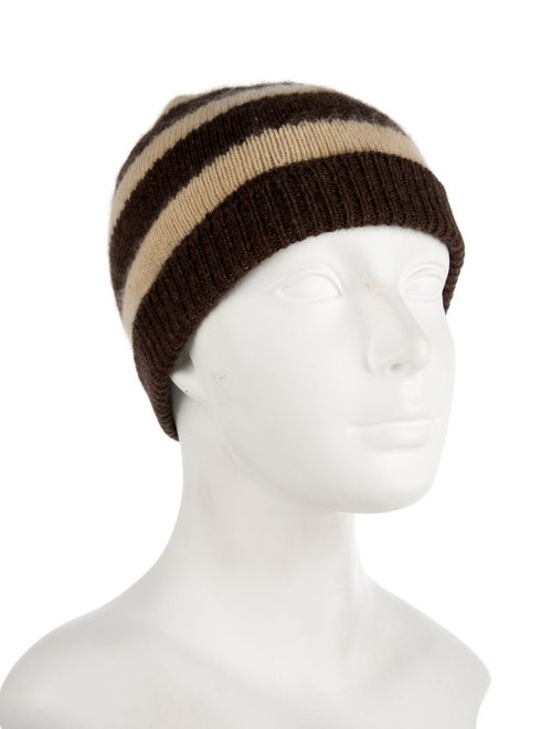 Marc Jacobs striped knit beanie