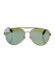 Marc Jacobs Aviator Mirrored Sunglasses