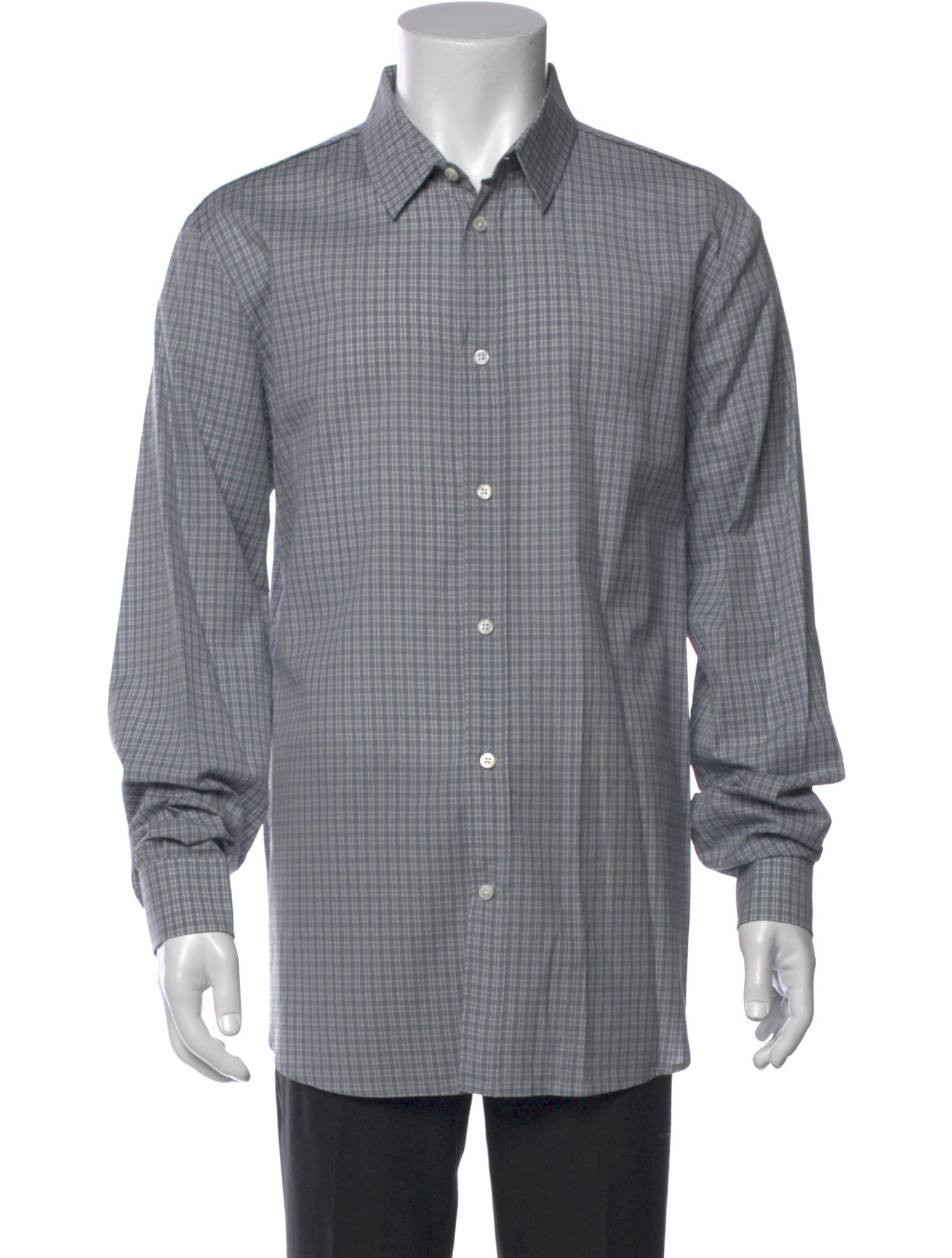 Marc Jacobs Plaid Print Long Sleeve Shirt