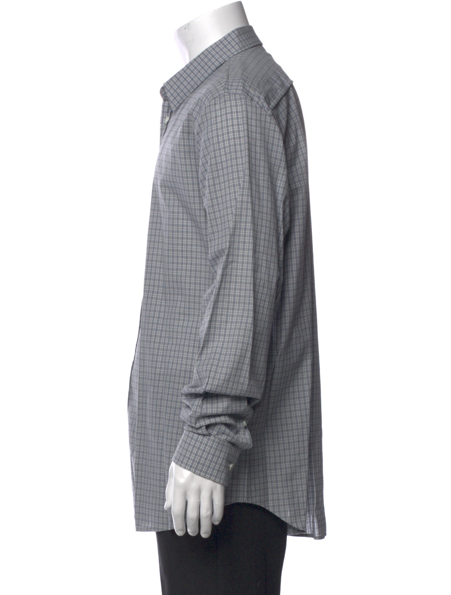 Marc Jacobs Plaid Print Long Sleeve Shirt