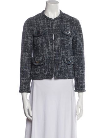 Marc Jacobs Wool Tweed Pattern Evening Jacket