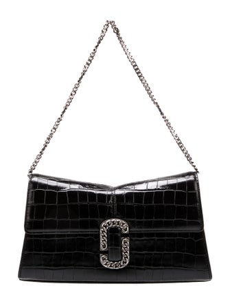 Marc Jacobs Embossed Leather Shoulder Bag