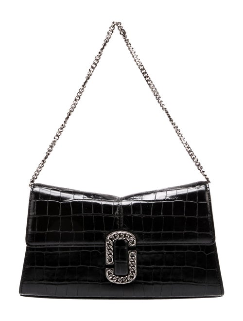 Marc Jacobs Embossed Leather Shoulder Bag