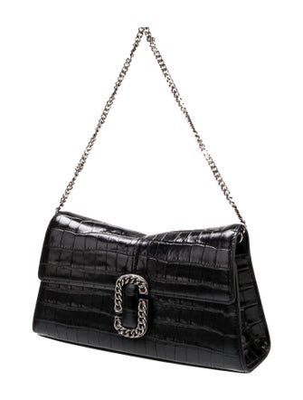 Marc Jacobs Embossed Leather Shoulder Bag