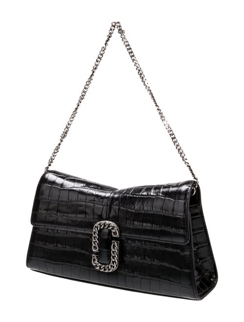 Marc Jacobs Embossed Leather Shoulder Bag