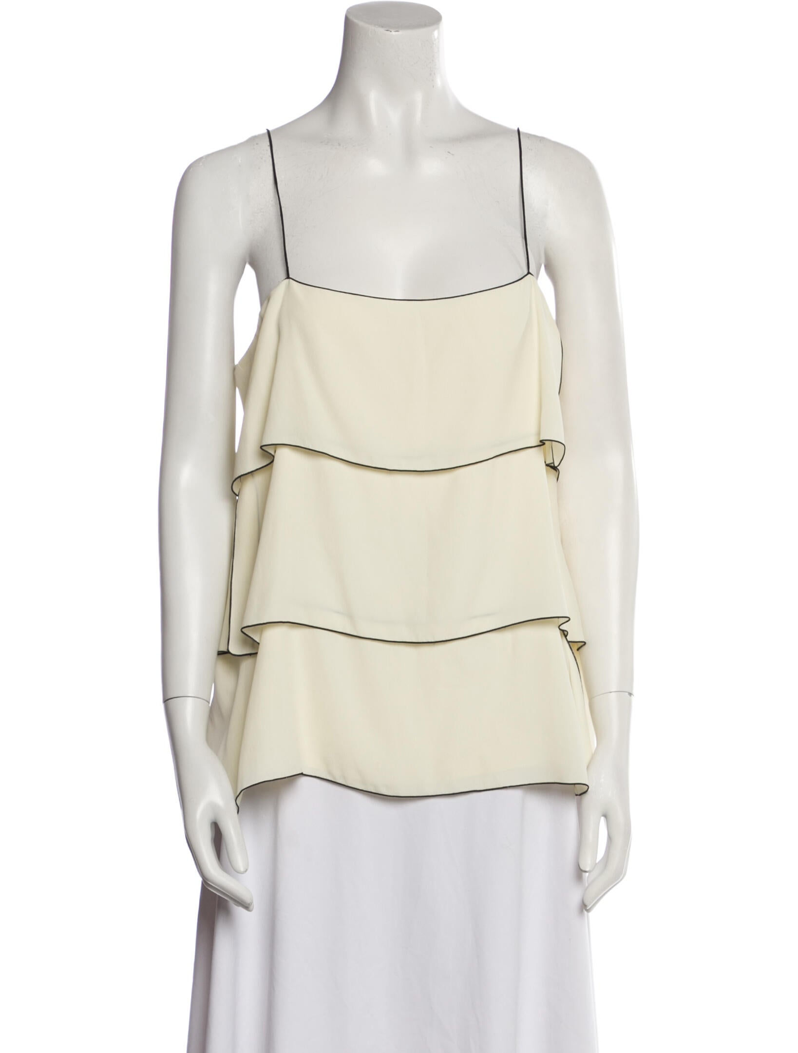 Marc Jacobs Silk Square Neckline Blouse