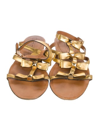 Marc Jacobs Leather Gladiator Sandals