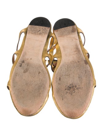 Marc Jacobs Leather Gladiator Sandals