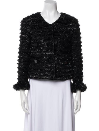 Marc Jacobs Wool Tweed Pattern Evening Jacket