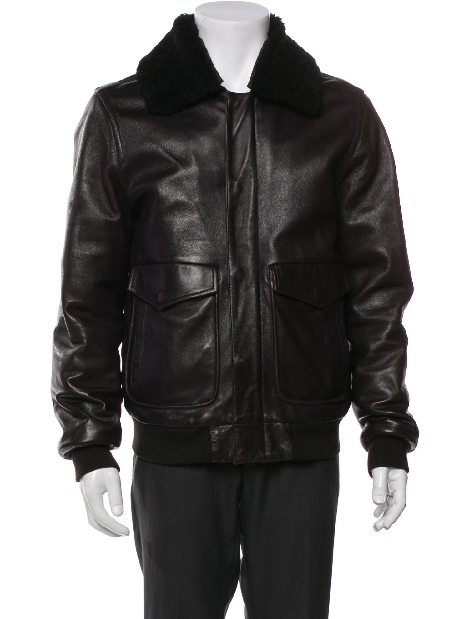 Marc by Marc Jacobs Lamb Leather Puffer Coat