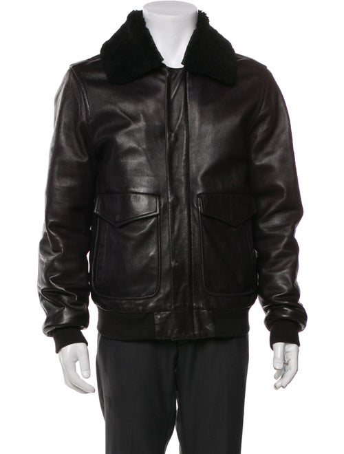 Marc by Marc Jacobs Lamb Leather Puffer Coat