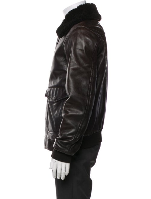 Marc by Marc Jacobs Lamb Leather Puffer Coat