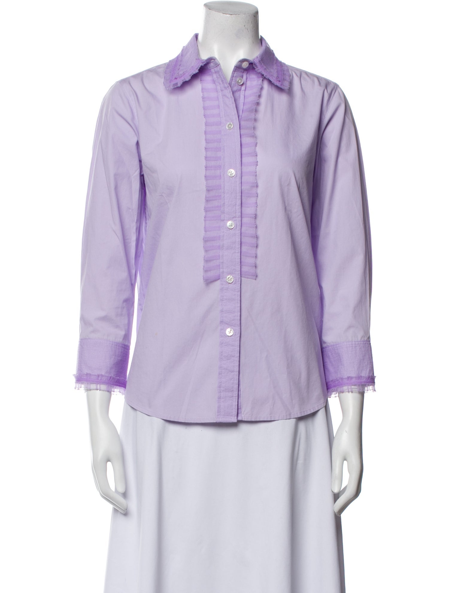 Marc Jacobs Three-Quarter Sleeve Button-Up Top